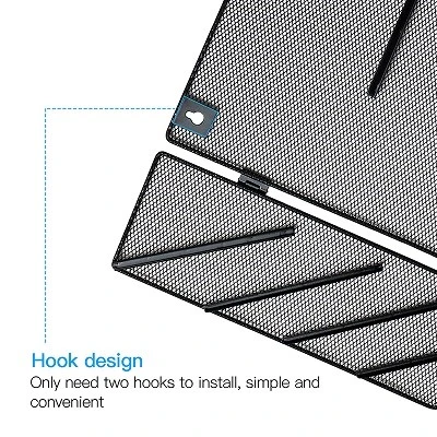 metal wall paper organizer